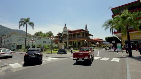 Video-of-the-famous-building-named-"Palacio-de-Hierro"-located-in-Orizaba,-Veracruz