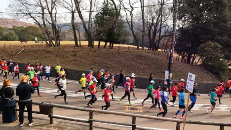 Maratón-De-Nara-En-El-Distrito-Del-Templo-Diciembre-De-2022