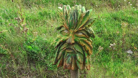 scary-carving-of-the-Green-Man-legend-in-many-cultures-all-over-the-world-at-Waterford-Ireland