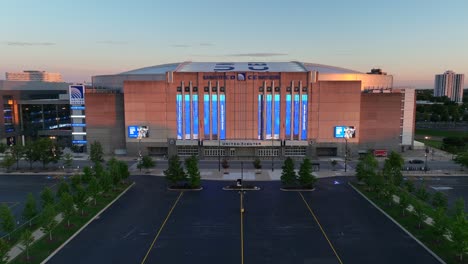 The-United-Center-in-Chicago,-Illinois-is-home-to-the-Chicago-Bulls