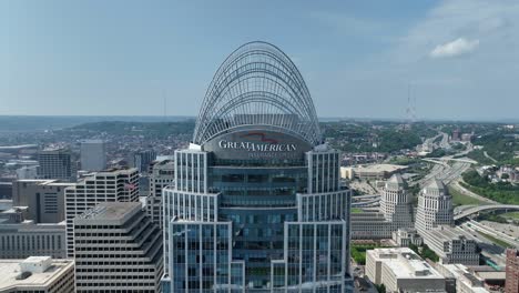 Der-Wolkenkratzer-Der-Great-American-Insurance-Group-Ist-Das-Höchste-Gebäude-In-Cincinnati,-Ohio