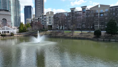 Water-fountain-with-buildings-in-background-Atlantic-Station-atlanta-Georgia