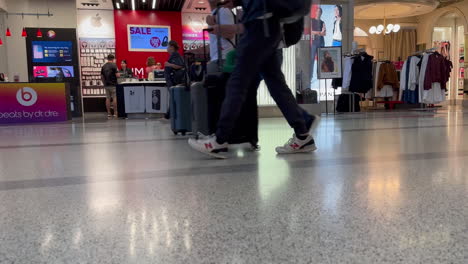 Foot-Traffic-of-Travelers-inside-International-Arrival-and-Departure-Terminals-with-Suitcases-and-Luggage-at-LAX-Airport-on-7-13-2023