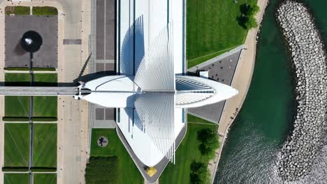 Draufsicht-Auf-Das-Milwaukee-Art-Museum