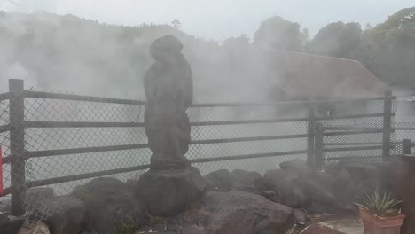 Oniyama-Jigoku-hot-spring-in-Beppu,-Oita