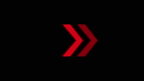 Seamless-Loop-Animation-Of-Red-Arrows-From-Left-To-Right-And-Reverse-In-Black-Background