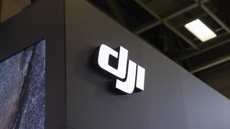 DJI-booth-at-IFA-2023-backlit-logo