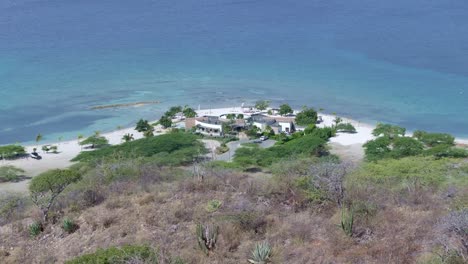 Cinematic-drone-establisher-of-picturesque-exotic-beach-resort-Puntarena