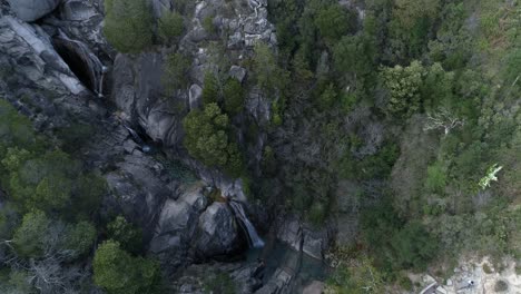 Arado-Waterfall-in-Natural-Park-of-Geres,-Portugal