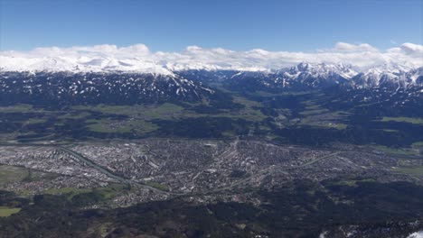 Vistas-A-Innsbruck-En-Primavera-Desde-Hafelekar
