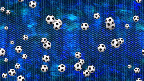 Fußball-Ball-Bounce-Hintergrund-Loop-Kachel