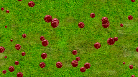 Cricket-Ball-Bounce-Hintergrund-Loop-Kachel