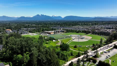 Parque-Comunitario-Yorkson-En-Willoughby,-Municipio-De-Langley,-Columbia-Británica,-Canadá