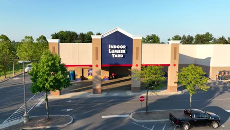 Indoor-Lumber-Yard-at-Lowe's-hardware-store