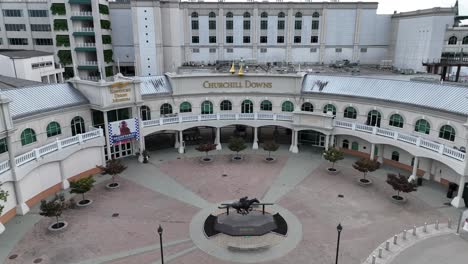 Churchill-Downs-is-a-horse-racing-complex-located-in-south-Louisville,-Kentucky,-famed-for-hosting-the-annual-Kentucky-Derby