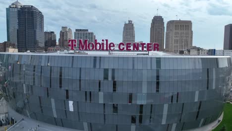 T-Mobile-Center-in-downtown-Kansas-City,-Missouri