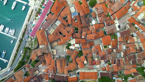 Altstadt-Von-Kotor,-Unesco,-Luftaufnahme