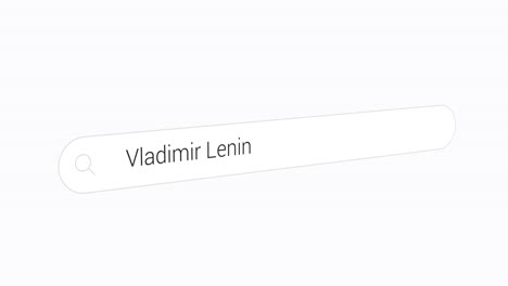 Searching-Vladimir-Lenin,-Russian-political-leader-on-the-web