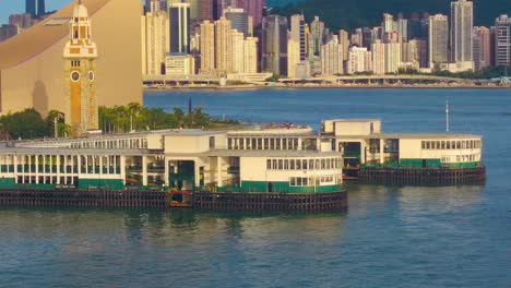 Iconic-star-ferry-harbor-at-Tsim-Sha-Tsui-Hong-Kong