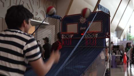 Young-Men-Playing-Basketball-Game-at-Costa-Rica-Connecturday-Convention