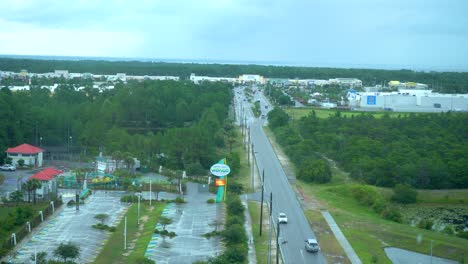 Panama-city-beach-florida-pier-park-Powell-Adams-road-rd-aerial-view-near-pier-park