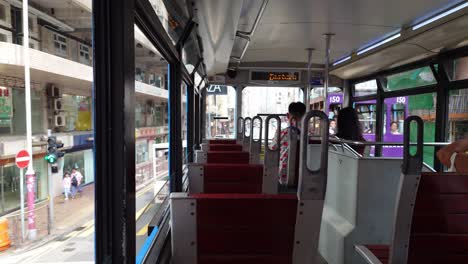 Innerhalb-Der-Straßenbahn-In-Hongkong