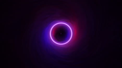 Púrpura-Rojo-Azul-Aberraciones-Resumen-Agujero-Negro-Formando-Animación-De-Vórtice-Giratorio