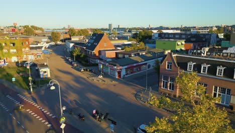 Descending-at-Polish-supermarket-store-in-Hamerkwartier-in-Amsterdam-Noord