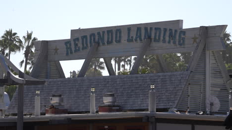Redondo-Landing-sign-at-the-Redondo-Beach-Pier-in-California