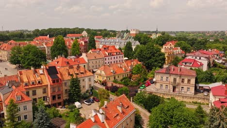 Our-aerial-footage-captures-Sandomierz's-unique-charm-as-it-hovers-over-the-city's-historic-heart