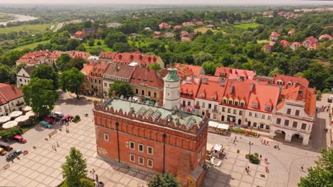 Our-aerial-footage-captures-Sandomierz's-unique-charm-as-it-hovers-over-the-city's-historic-heart