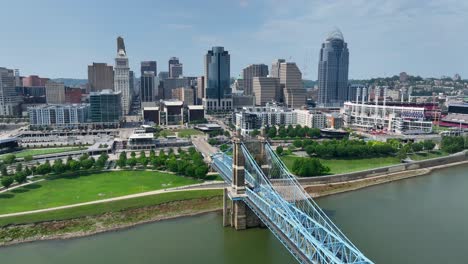 Cincinnati-skyline-as-seen-from-above-the-Ohio-River