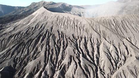 Mount-Bromo-volcano-crevice-moon-like-landscape