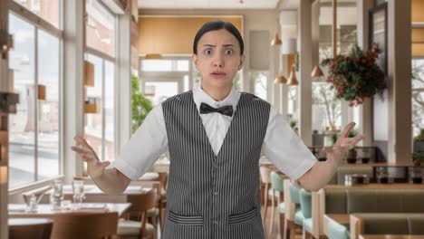 Angry-Indian-woman-waiter-shouting-on-the-customer