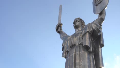 view-of-Motherland-giant-steel-monument-sculpture-in-Kiev,-Ukraine