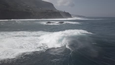 Stormy-sea-waving-on-rocky-coast
