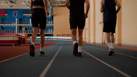 Back-view-of-athletes-running