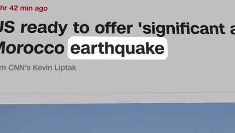 Terremoto:-Titulares-De-Noticias-Rotativos-En-Los-Medios-Internacionales-En-Línea