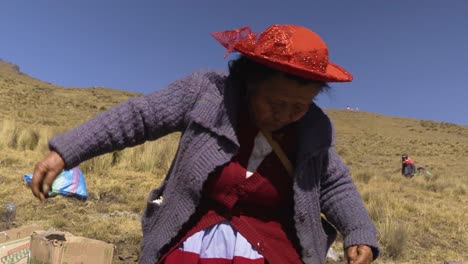 Daytime-at-the-Tayta-Shanti-festival-in-Huancayo,-Peru