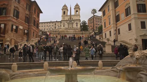 The-Trevi-Fountain,-Piazza-di-Spagna,-Fontana-di-Trevi,-Roma,-Italy