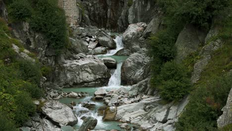 Mountain-waterfall-of-Furka-Pass-in-Switzerland