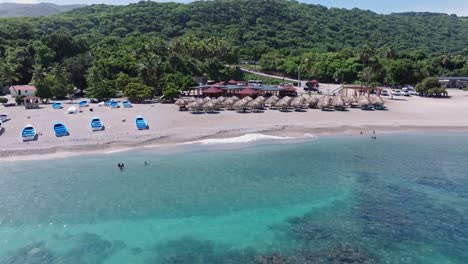 Playa-El-Quemaito-beach,-Barahona-in-Dominican-Republic