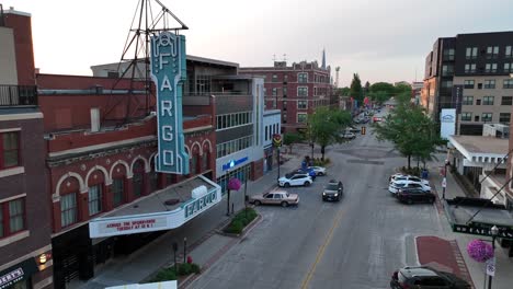 Teatro-Fargo-En-El-Centro-De-Fargo,-Dakota-Del-Norte.