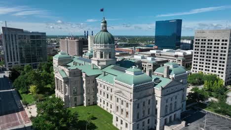 Statehouse-and-capitol-building-of-Indiana