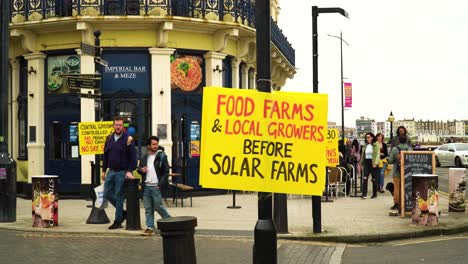 plenty-yellow-signs-across-the-city-to-promote-what-the-government-and-politics-are-preparing-which-is-to-control-food-by-solar-farms-excluding-organic-food-farms-and-local-growers-from-the-system