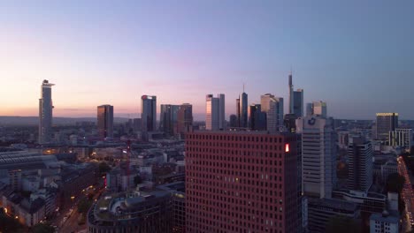 Frankfurt,-Skyline,-Financal,-District,-Money,-Buisness,-Sunseat,-Cinema,-documentary,-coperate,-beautiful