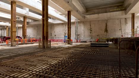 Rows-Of-Rebar-Laid-On-Ground-For-Foundation-Works-At-Old-Oak-Common-Construction-Site-For-High-Speed-Rail-2