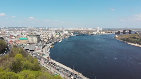 Dnepr,-Kiev,-City-Center,-Main-Road,-Brigdes,-Beautiful,-Cinemal,-Peace,-Kiev