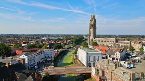 Boston,-Lincolnshire:-Eine-Historische-Marktstadt-Im-Vereinigten-Königreich,-Berühmt-Als-Geburtsort-Der-Pilgerväter