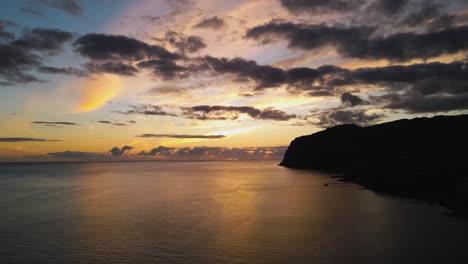 Impresionante-Atardecer-4k-Lapso-De-Tiempo-Desde-Praia-Formosa---Funchal---Madeira